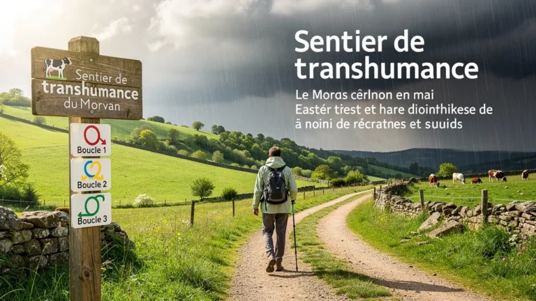 J’ai testé les trois boucles du sentier de transhumance dans le morvan en mai, avec et sans pluie