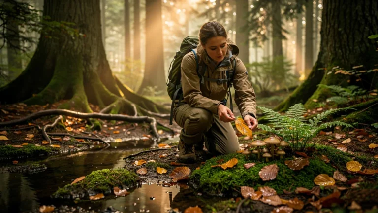 Balade en sous-bois humide à Anost un dimanche, forêt verdoyante et ambiance paisible et humide