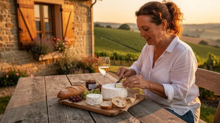Dégustation authentique de chèvre du Mâconnais et soumaintrain pour un apéro au gîte en Bourgogne