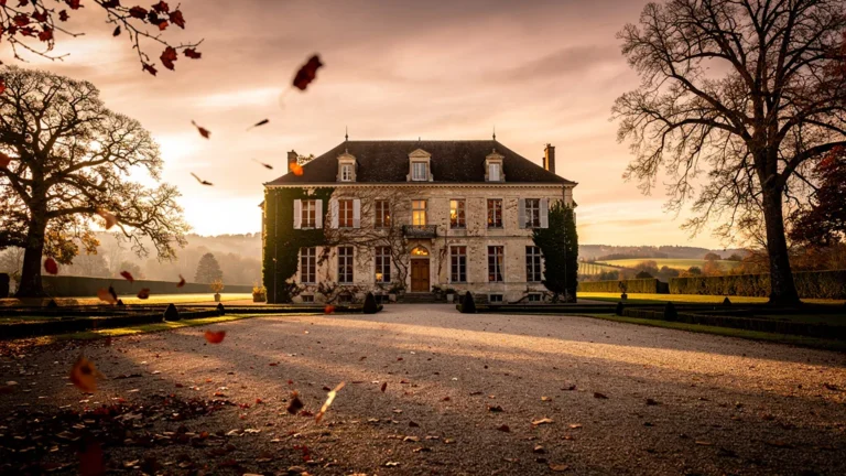 Manoir charmant en Auxois sans cuisine du soir, ambiance automnale mélancolique et lumineuse